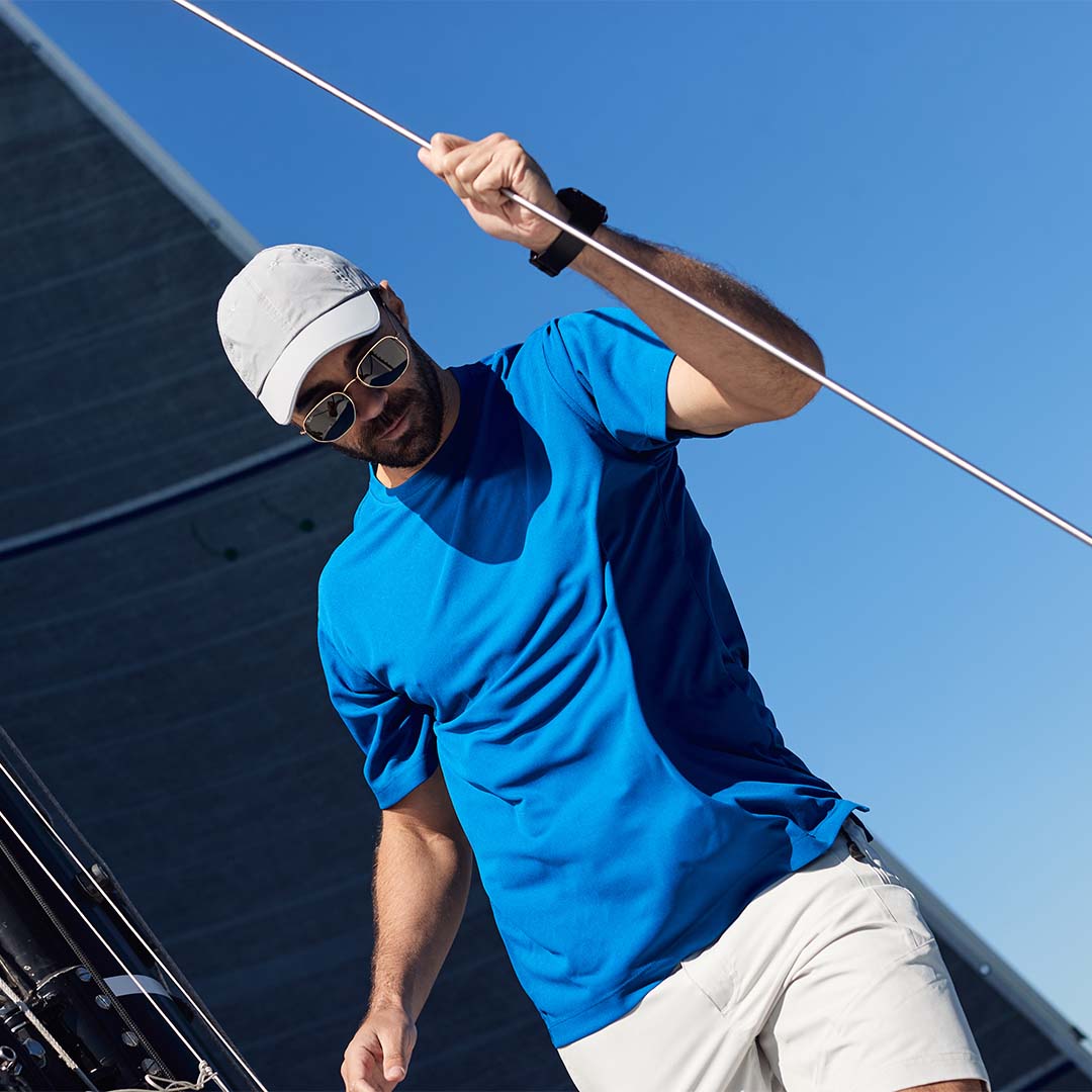 Crew Tech Tee (3-Pack) - Blue
