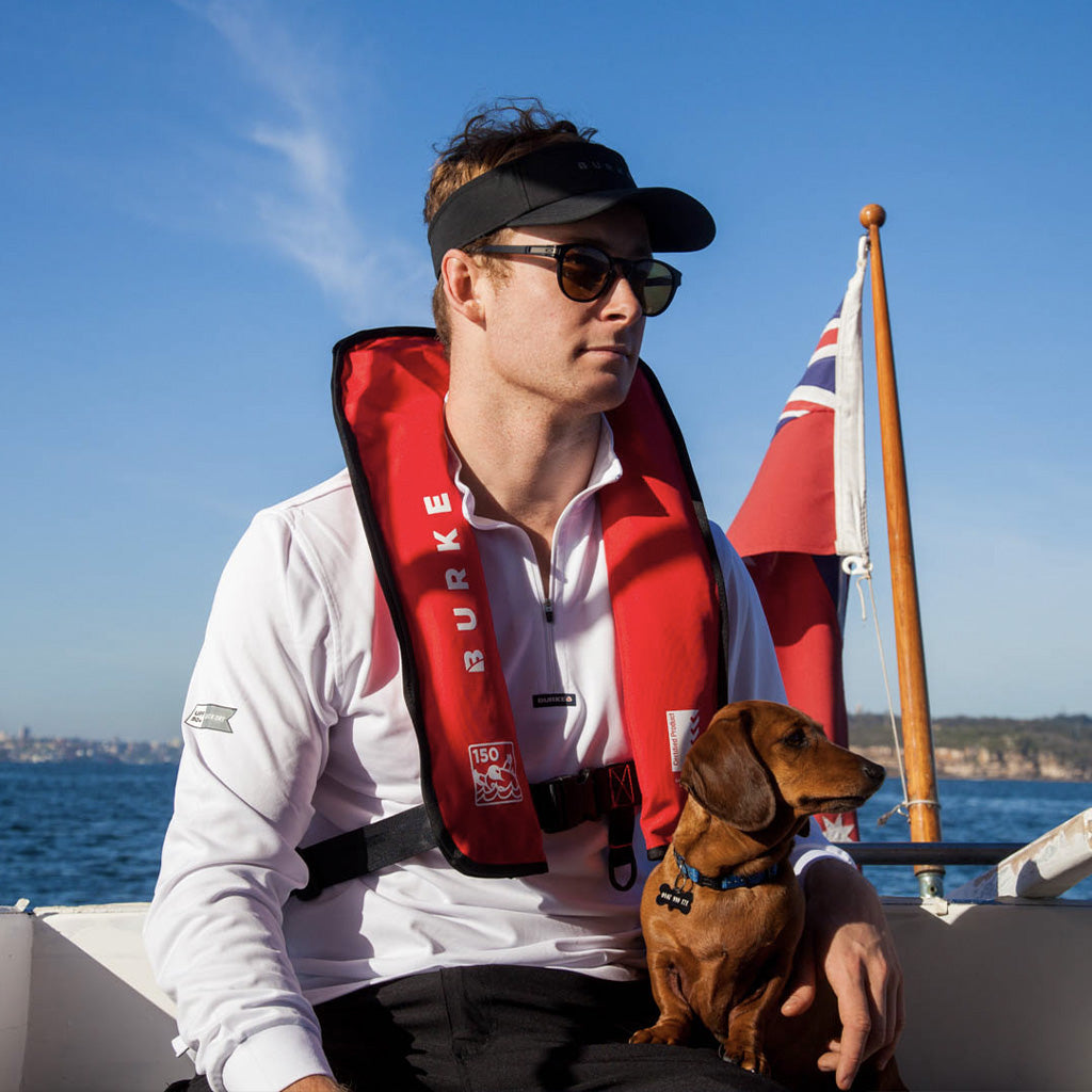 Burke Standard Inflatable PFD - Level 150 - Red