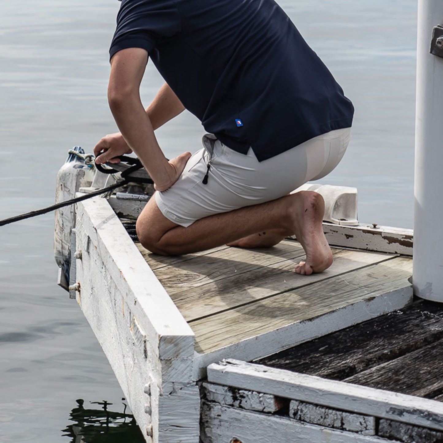 Crew Short - Lt Grey