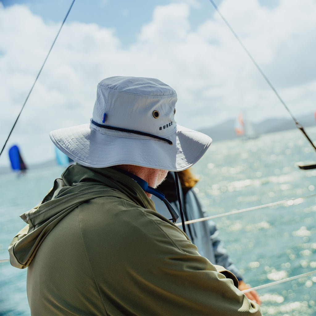 Quick Dry Sailing Hat - Light Grey
