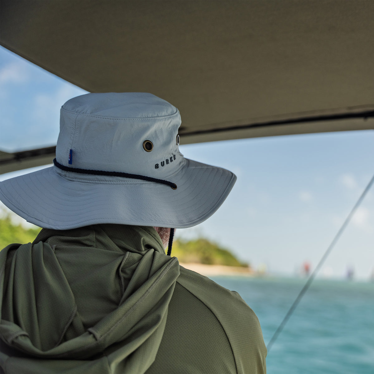 Quick Dry Sailing Hat - Light Grey