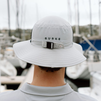 Profile Mesh Panel Sun Hat - Light Grey