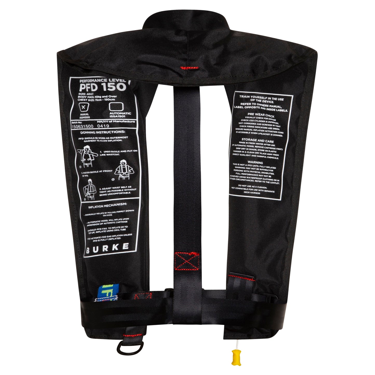 Burke Standard Inflatable PFD