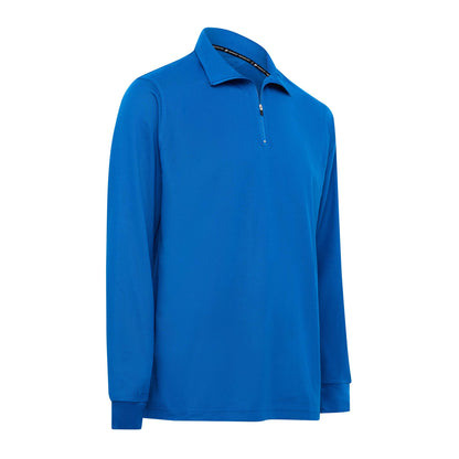 Signature Long Sleeve Polo - Blue