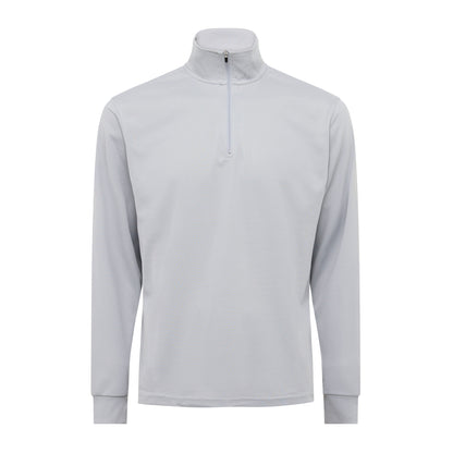 Signature Long Sleeve Polo - Light Grey