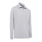 Signature Long Sleeve Polo - Light Grey