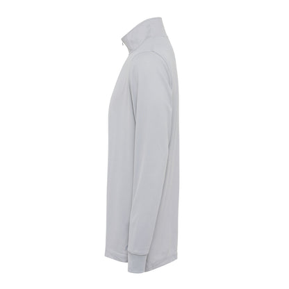 Signature Long Sleeve Polo - Light Grey