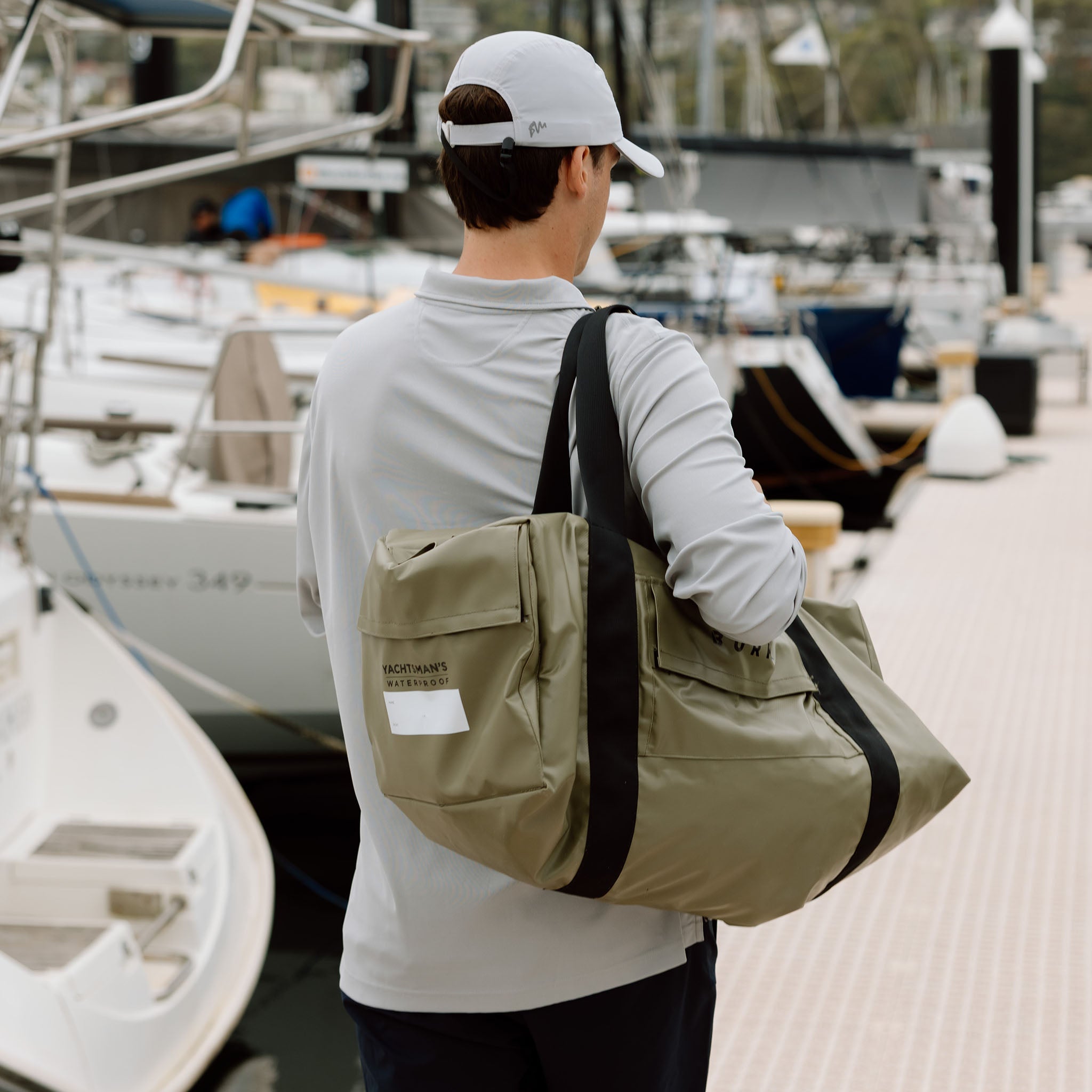 Signature Long Sleeve Polo - Light Grey
