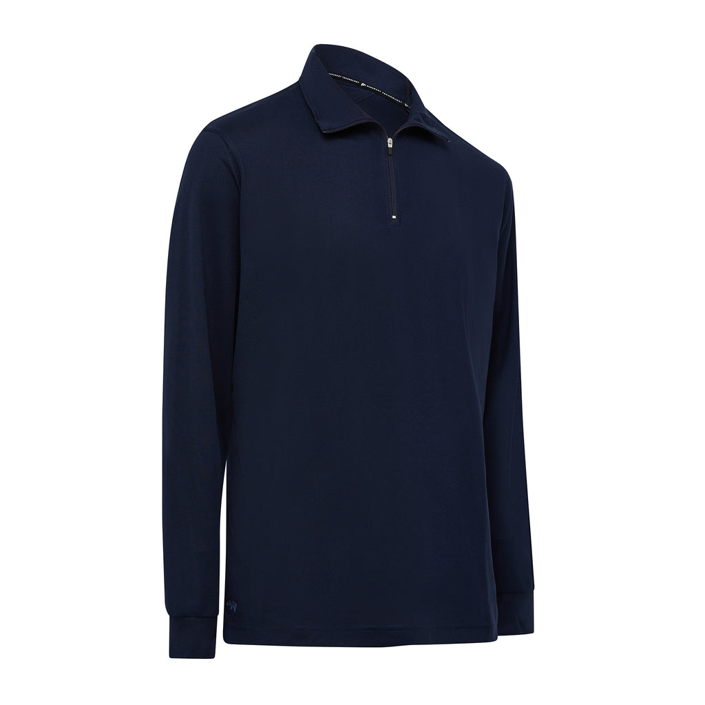 Signature Long Sleeve Polo - Navy