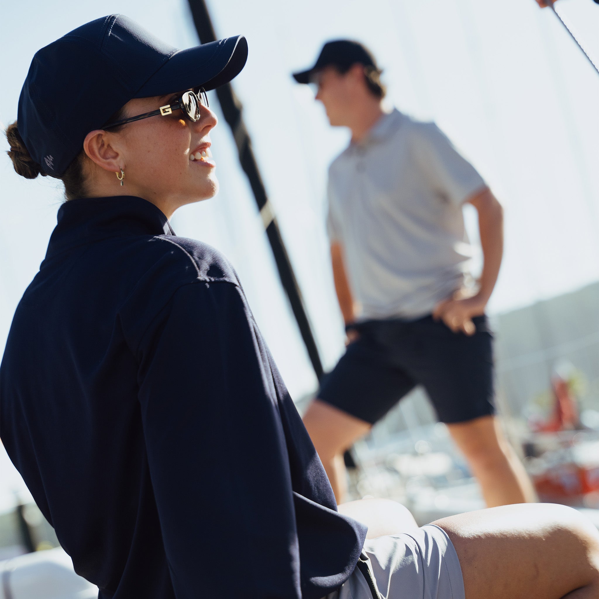 Signature Long Sleeve Polo - Navy