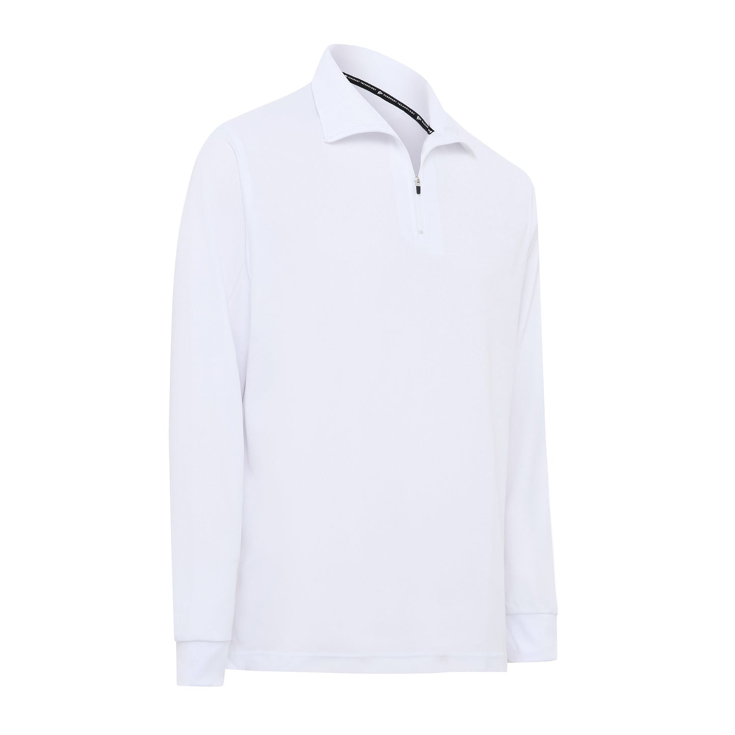 Signature Long Sleeve Polo - White