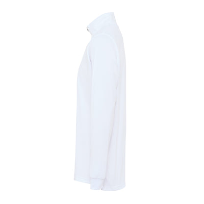 Signature Long Sleeve Polo - White
