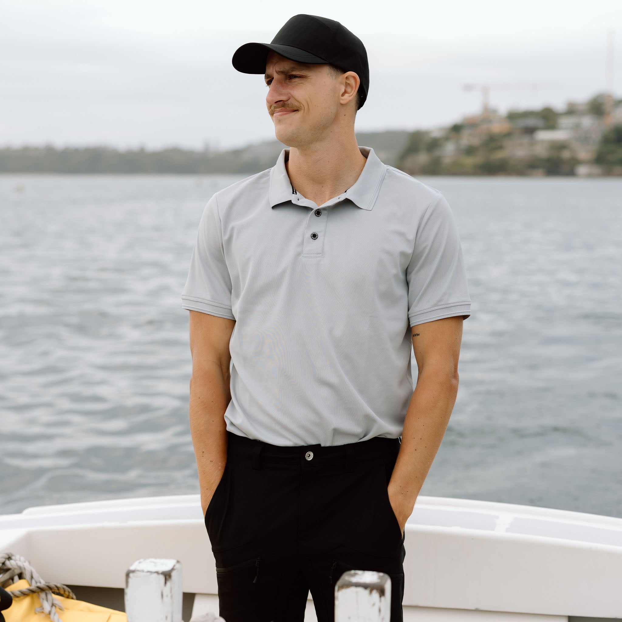 Signature Polo - Light Grey