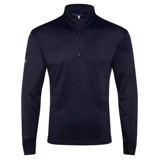 Crew Long Sleeve Polo - Navy
