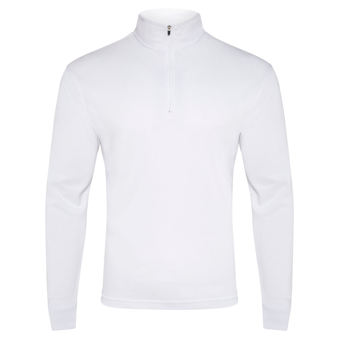 Crew Long Sleeve Polo - White