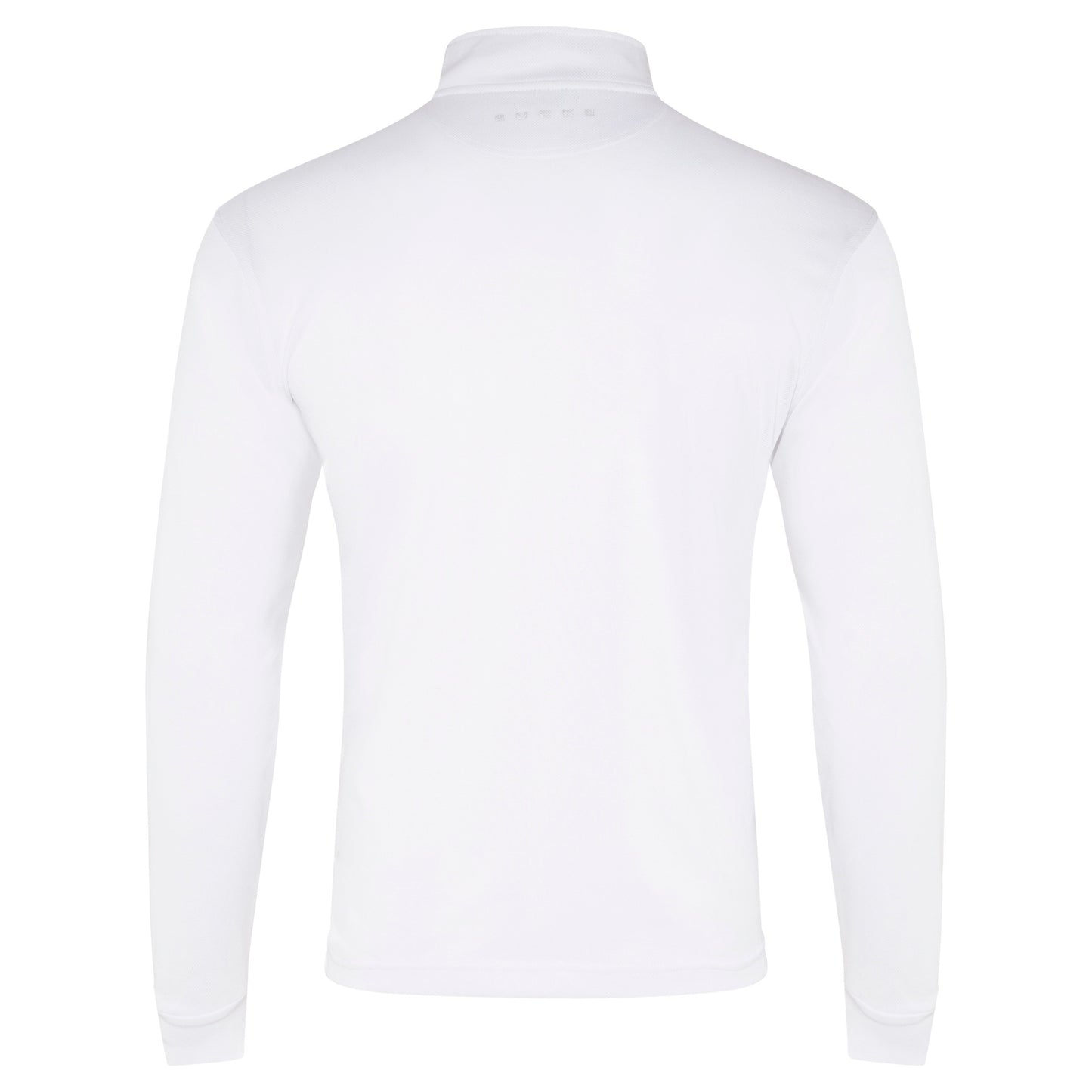 Crew Long Sleeve Polo - White