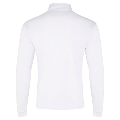 Crew Long Sleeve Polo - White