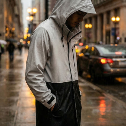 Zephyr Jacket - Light Grey | Black