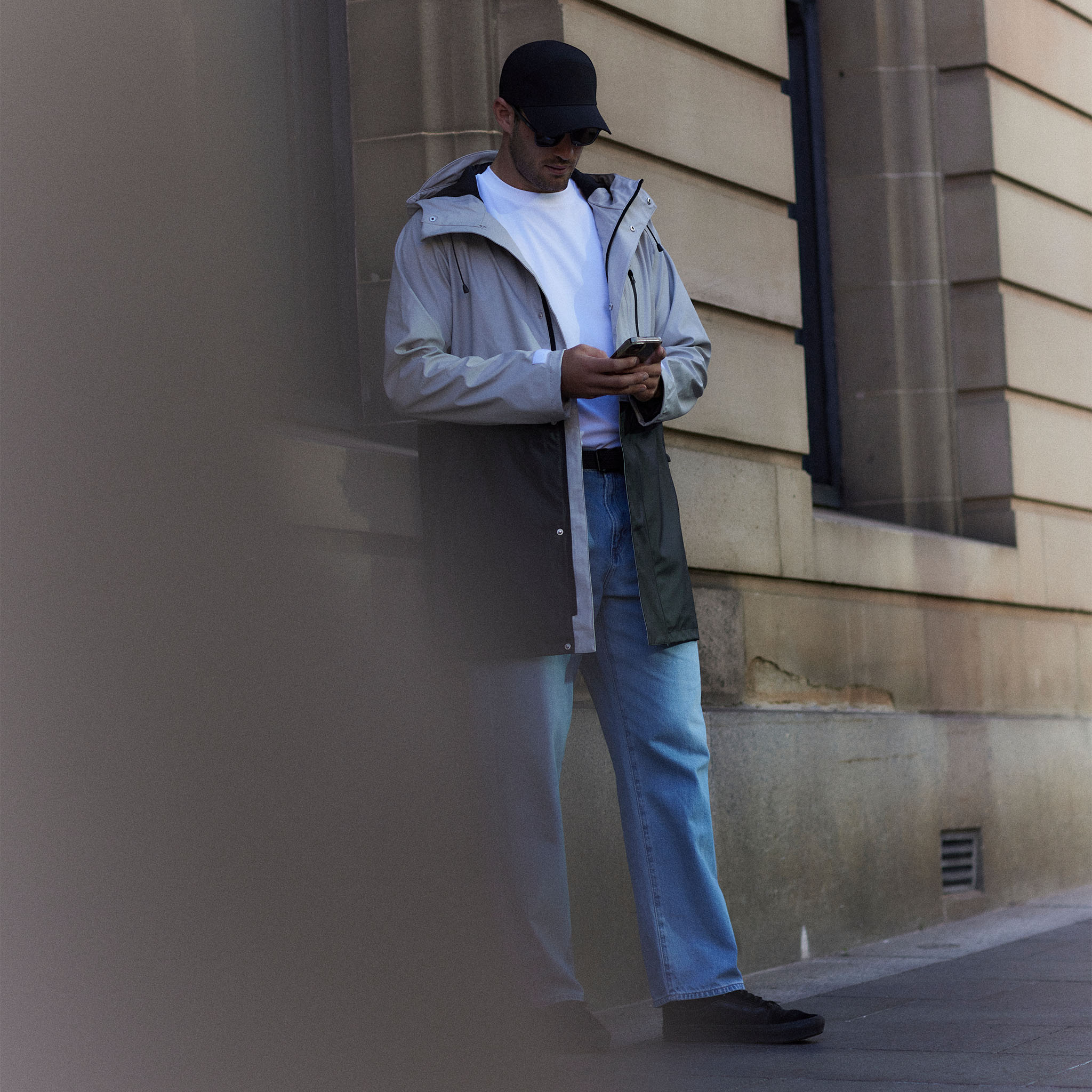 Zephyr Jacket - Light Grey | Black