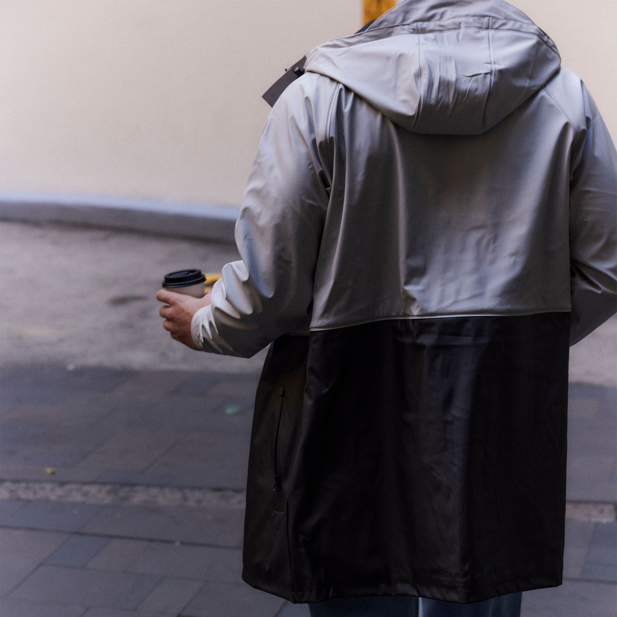 Zephyr Jacket - Light Grey | Black