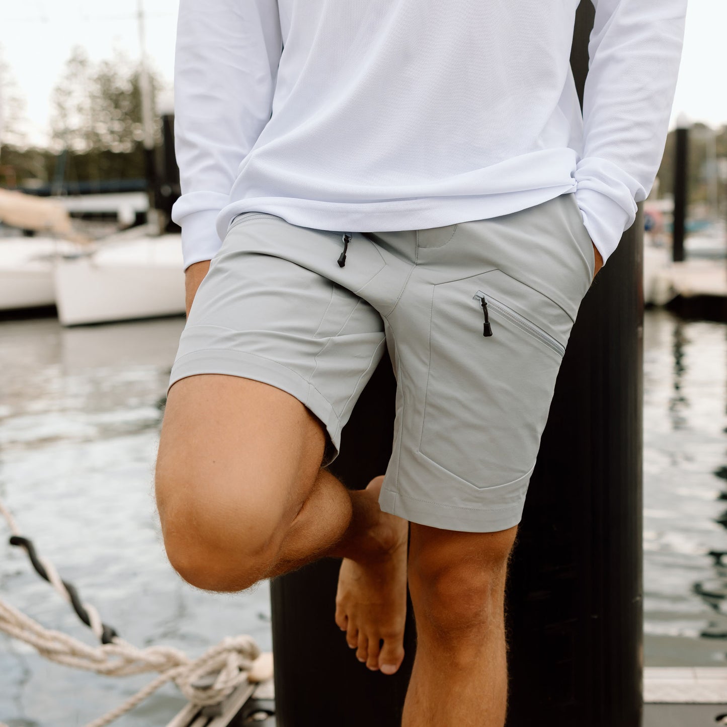 Signature Short - Light Grey