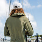 Hooded Sun Shirt - Army Green