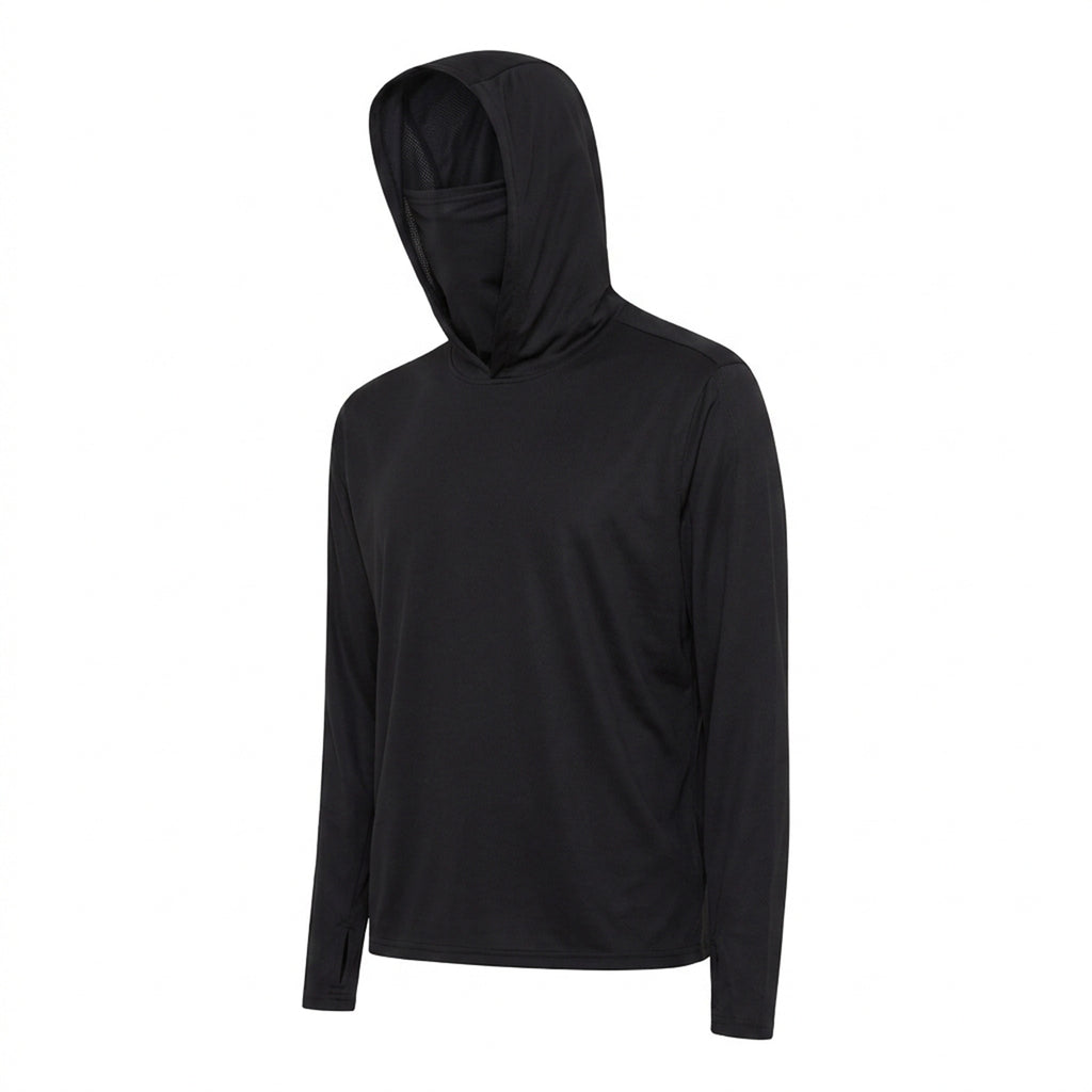Hooded Sun Shirt - Black