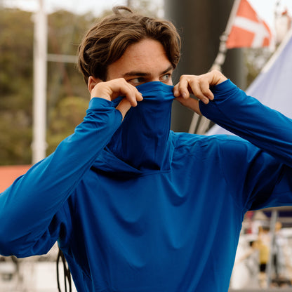 Hooded Sun Shirt - Blue