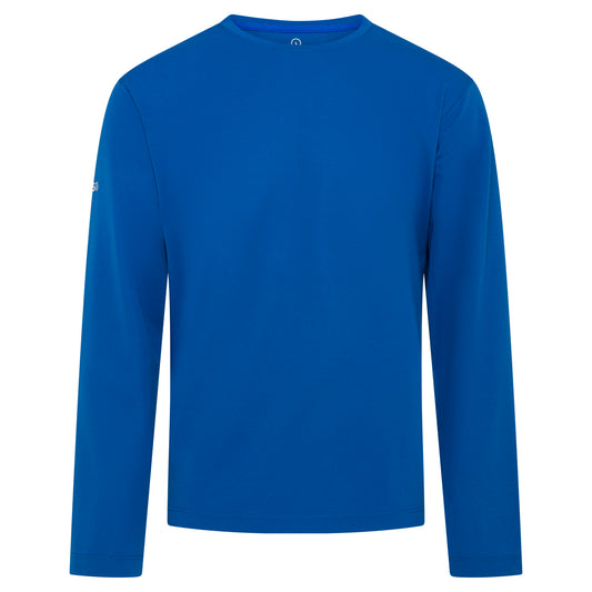 Crew Tech Tee LS - Blue