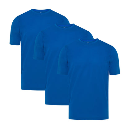 Crew Tech Tee (3-Pack) - Blue