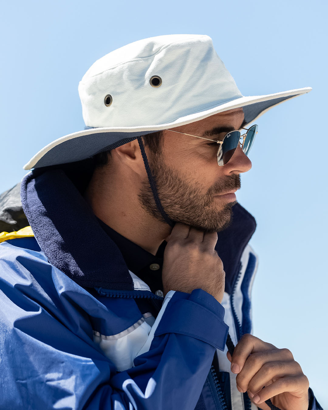 burke canvas sailing hat