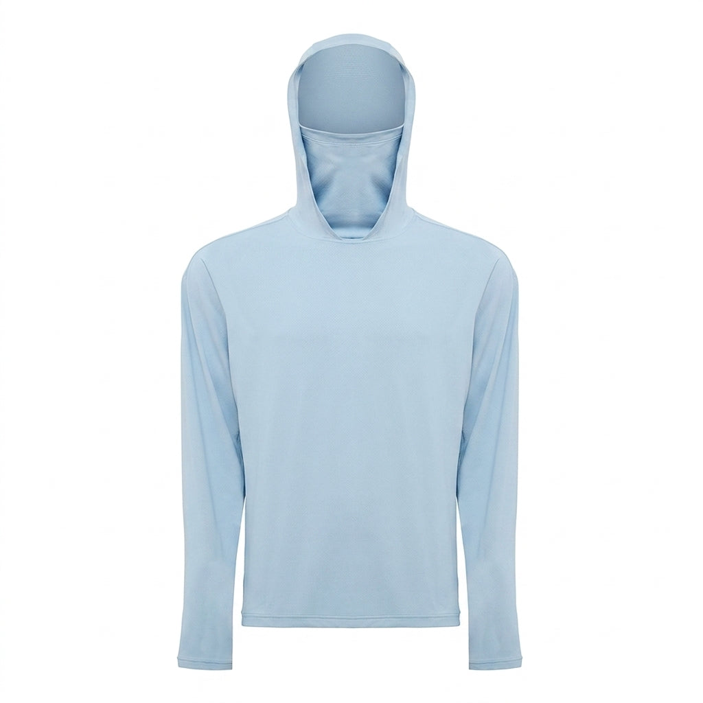 Hooded Sun Shirt - Sky Blue
