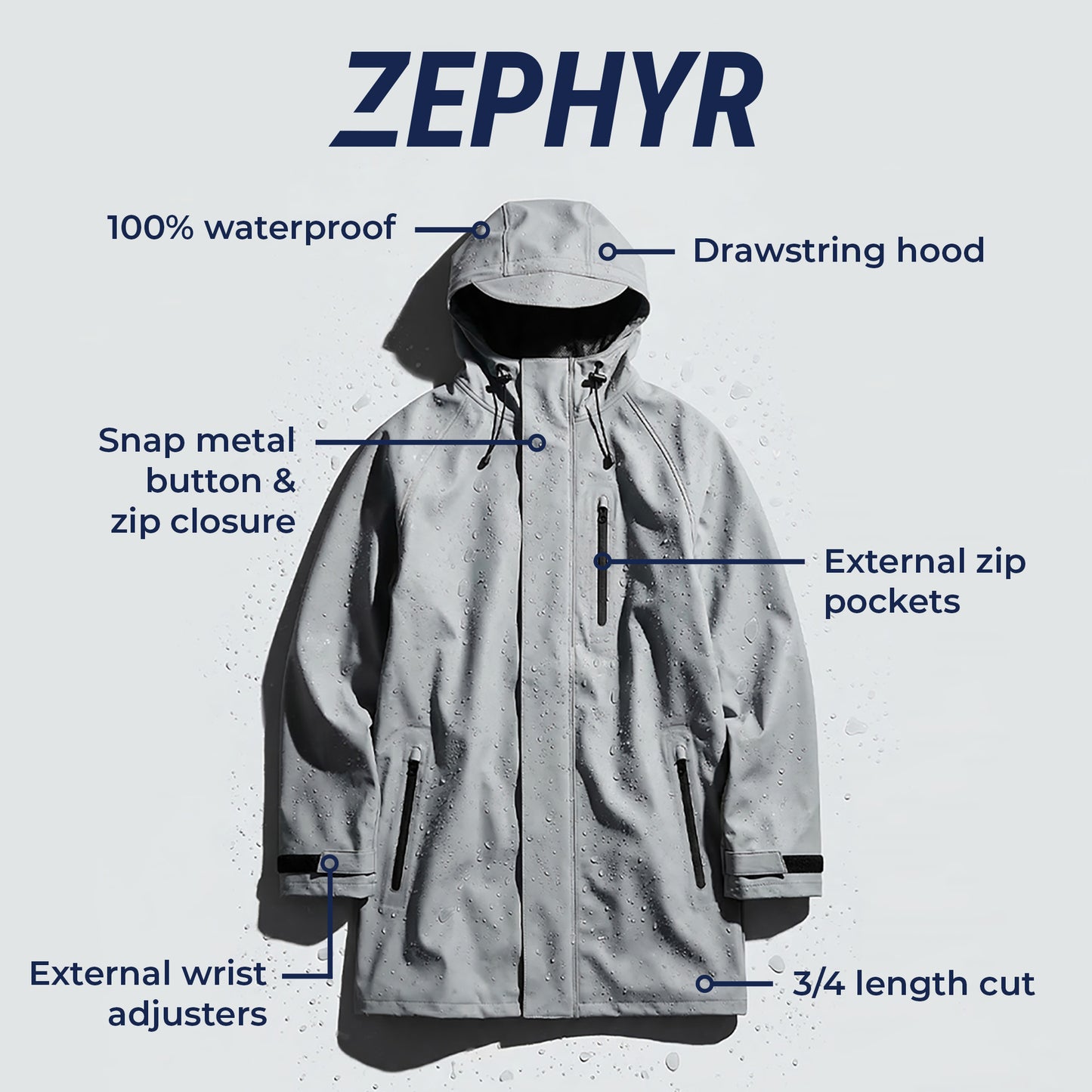 Zephyr Jacket - Grey