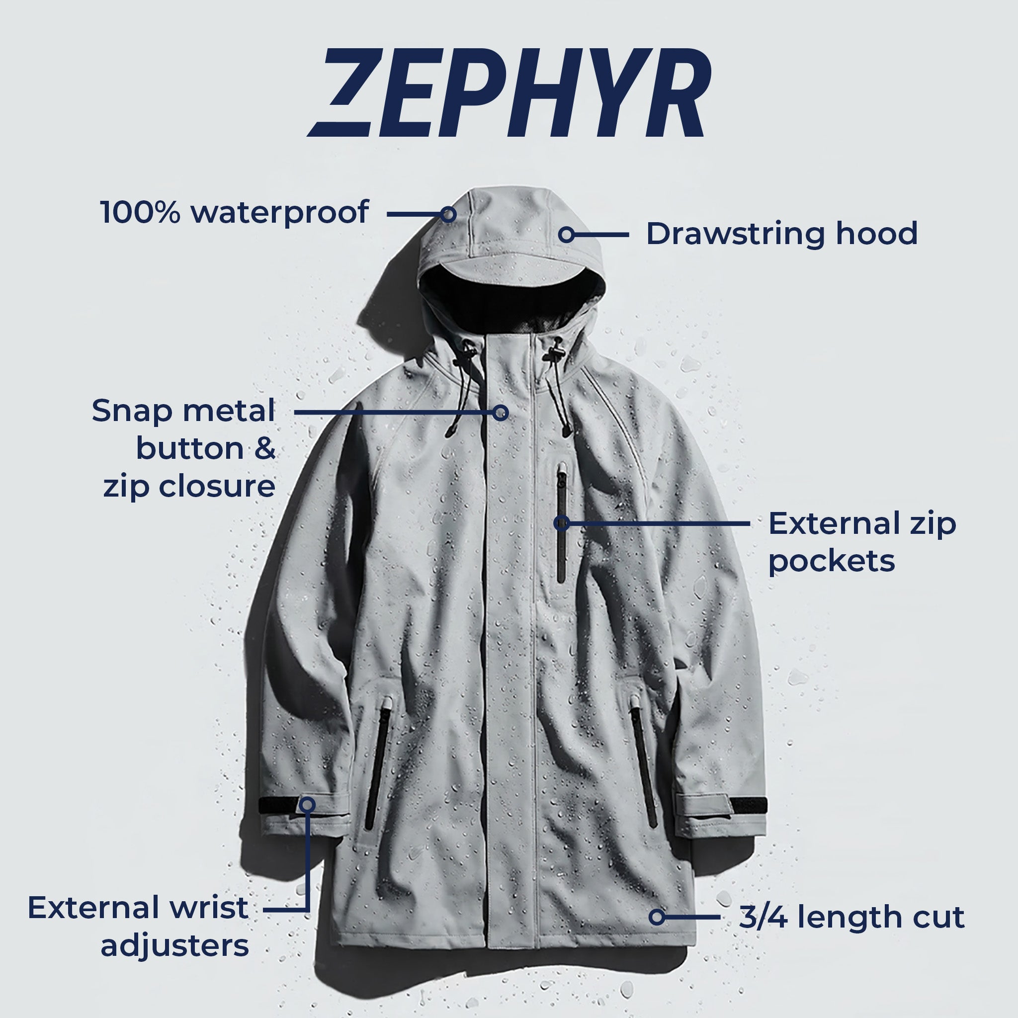 Zephyr Jacket - Grey