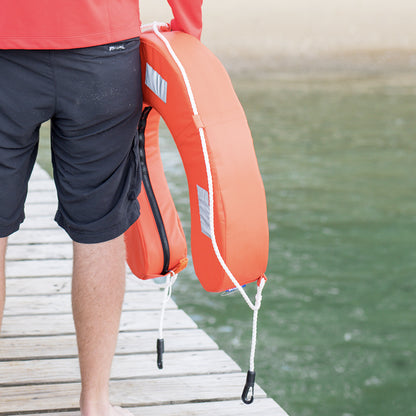 Horseshoe Lifebuoy - YA Orange