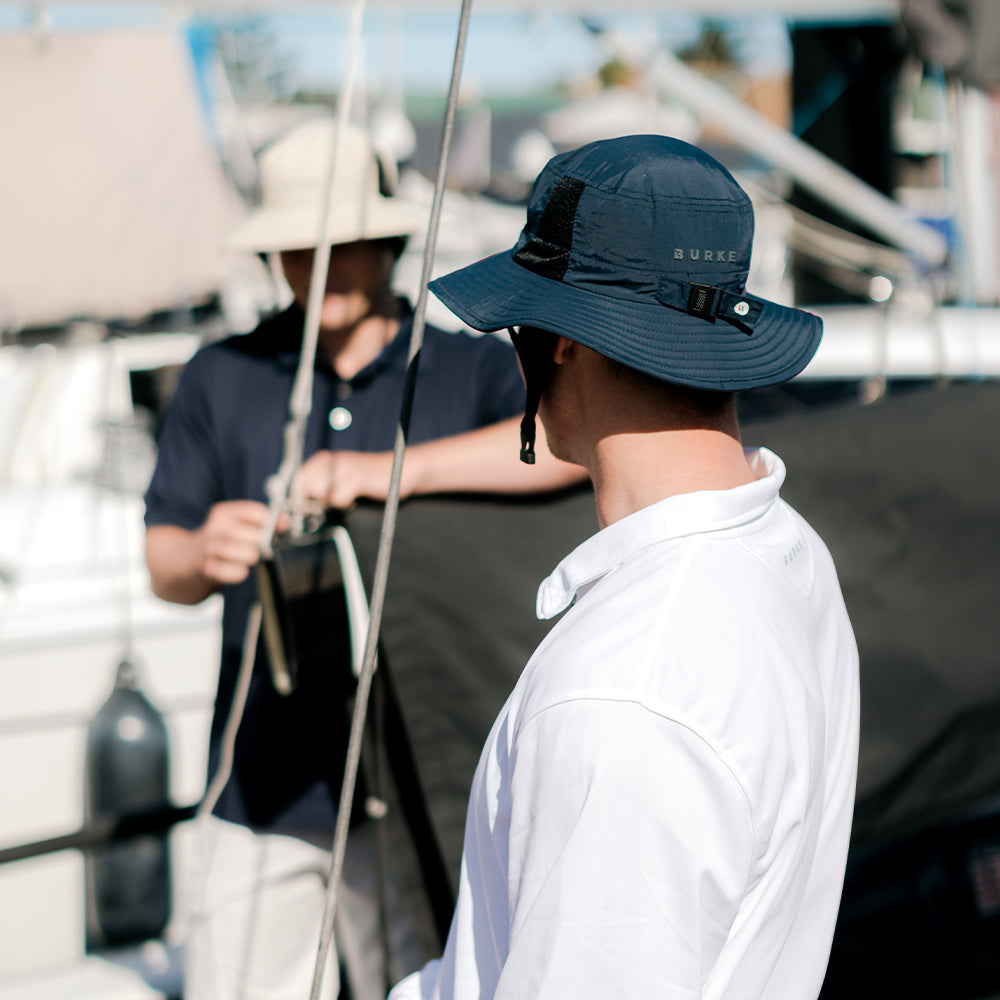 Profile Mesh Panel Sun Hat - Navy